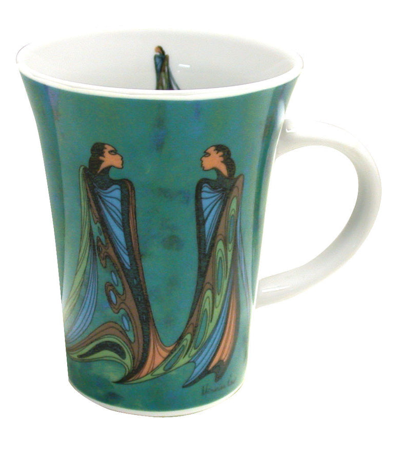 Porcelain Mug Maxine Noel Friends - Porcelain Mug Maxine Noel Friends -  - House of Himwitsa Native Art Gallery and Gifts