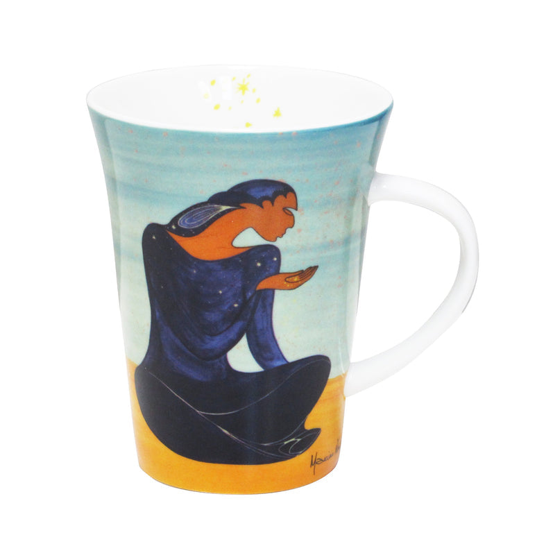 Porcelain Mug Maxine Noel Night - Porcelain Mug Maxine Noel Night -  - House of Himwitsa Native Art Gallery and Gifts