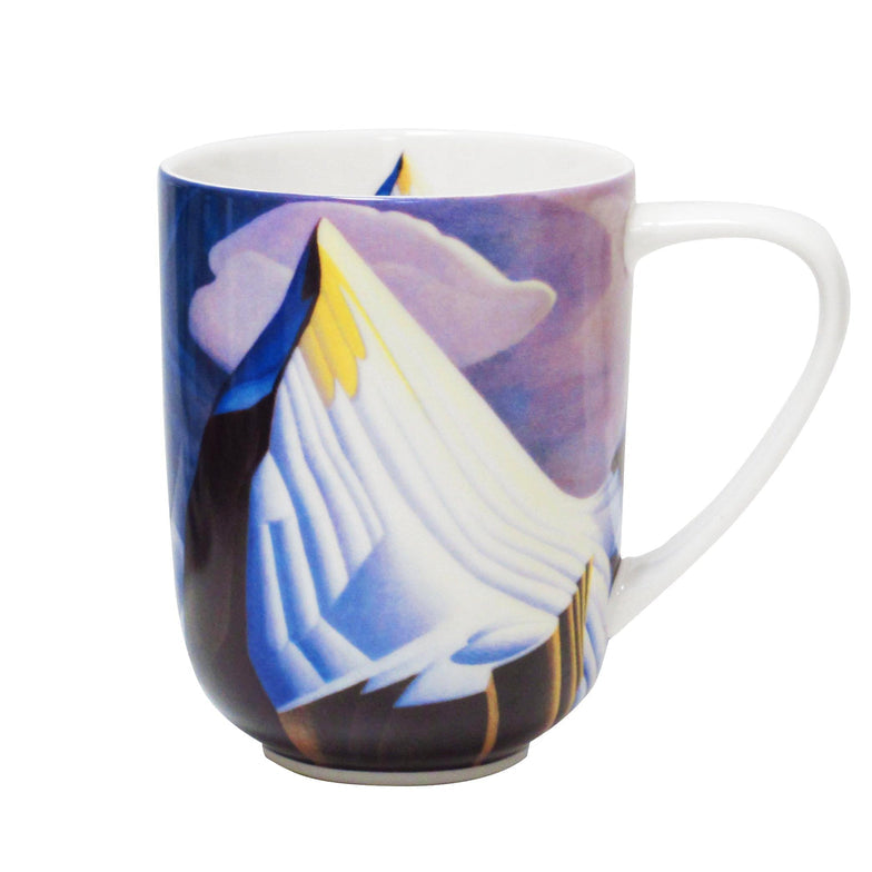 Porcelain Mug Lawren Harris Mount Lefroy - Porcelain Mug Lawren Harris Mount Lefroy -  - House of Himwitsa Native Art Gallery and Gifts