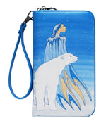 Travel Wallet Maxine Noel Mother Winter - Travel Wallet Maxine Noel Mother Winter -  - House of Himwitsa Native Art Gallery and Gifts