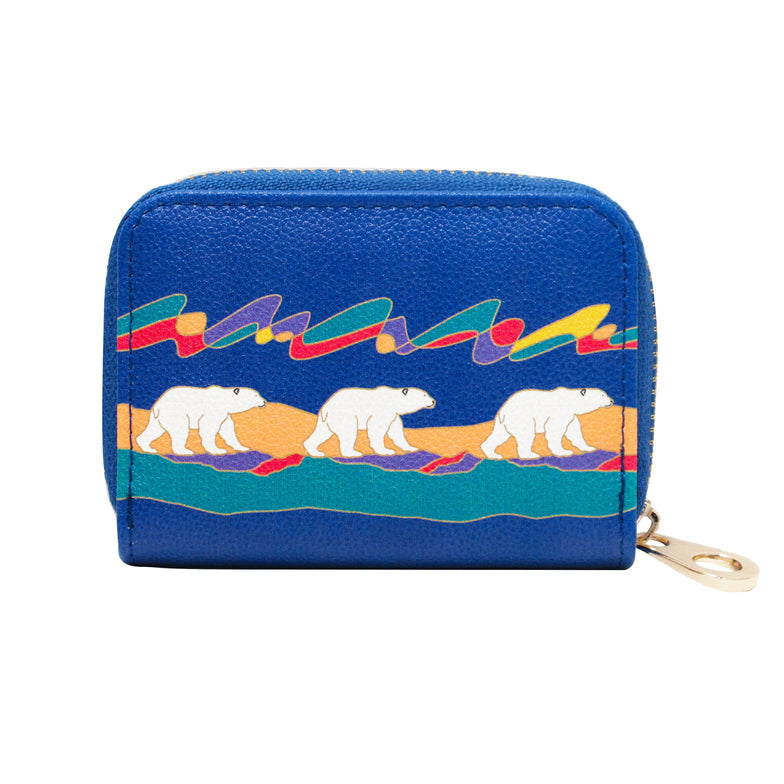 Card Wallet Dawn Oman Polar Bear - Card Wallet Dawn Oman Polar Bear -  - House of Himwitsa Native Art Gallery and Gifts