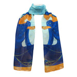 Scarf Maxine Noel Night Artist - Scarf Maxine Noel Night Artist -  - House of Himwitsa Native Art Gallery and Gifts