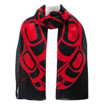 Scarf Roy Henry Vickers Eagle Heart - Scarf Roy Henry Vickers Eagle Heart -  - House of Himwitsa Native Art Gallery and Gifts