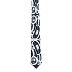 Silk Tie Roy Henry Vickers Raven Artist - Silk Tie Roy Henry Vickers Raven Artist -  - House of Himwitsa Native Art Gallery and Gifts