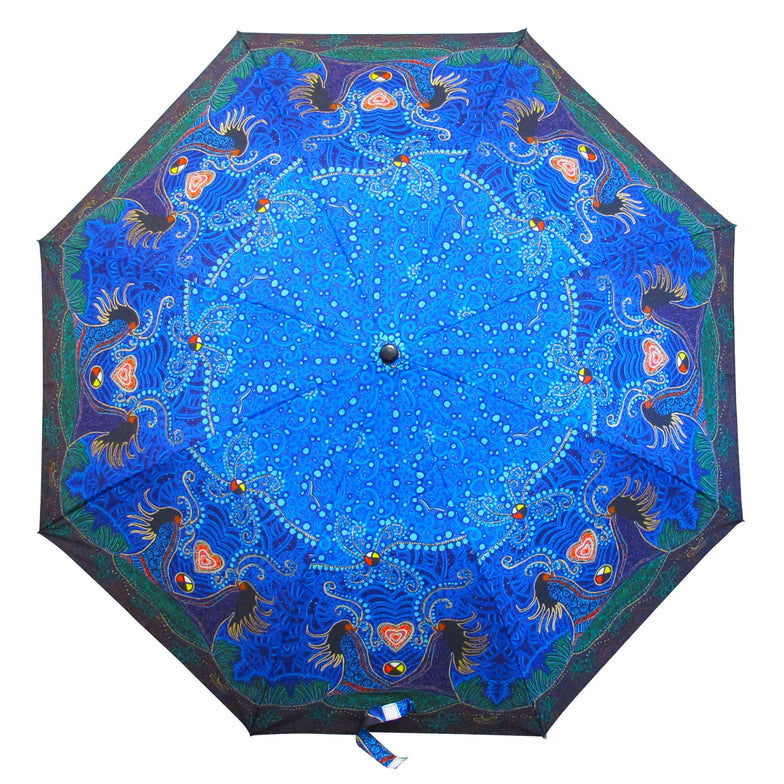 Umbrella Collapsible Leah Dorion Breath Of Life - Umbrella Collapsible Leah Dorion Breath Of Life -  - House of Himwitsa Native Art Gallery and Gifts