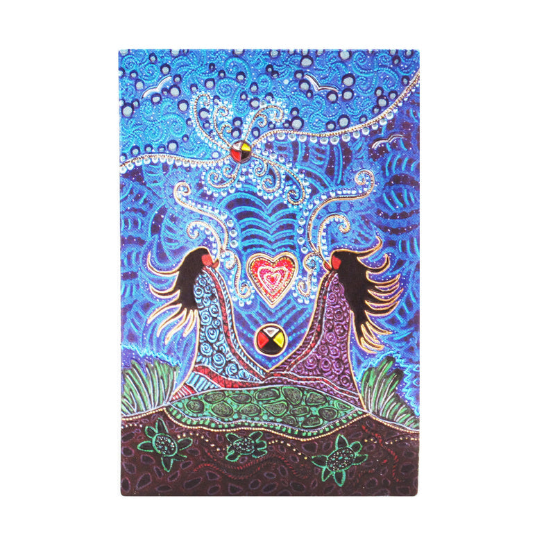Magnet Metalic Leah Dorion Breath Of Life - Magnet Metalic Leah Dorion Breath Of Life -  - House of Himwitsa Native Art Gallery and Gifts