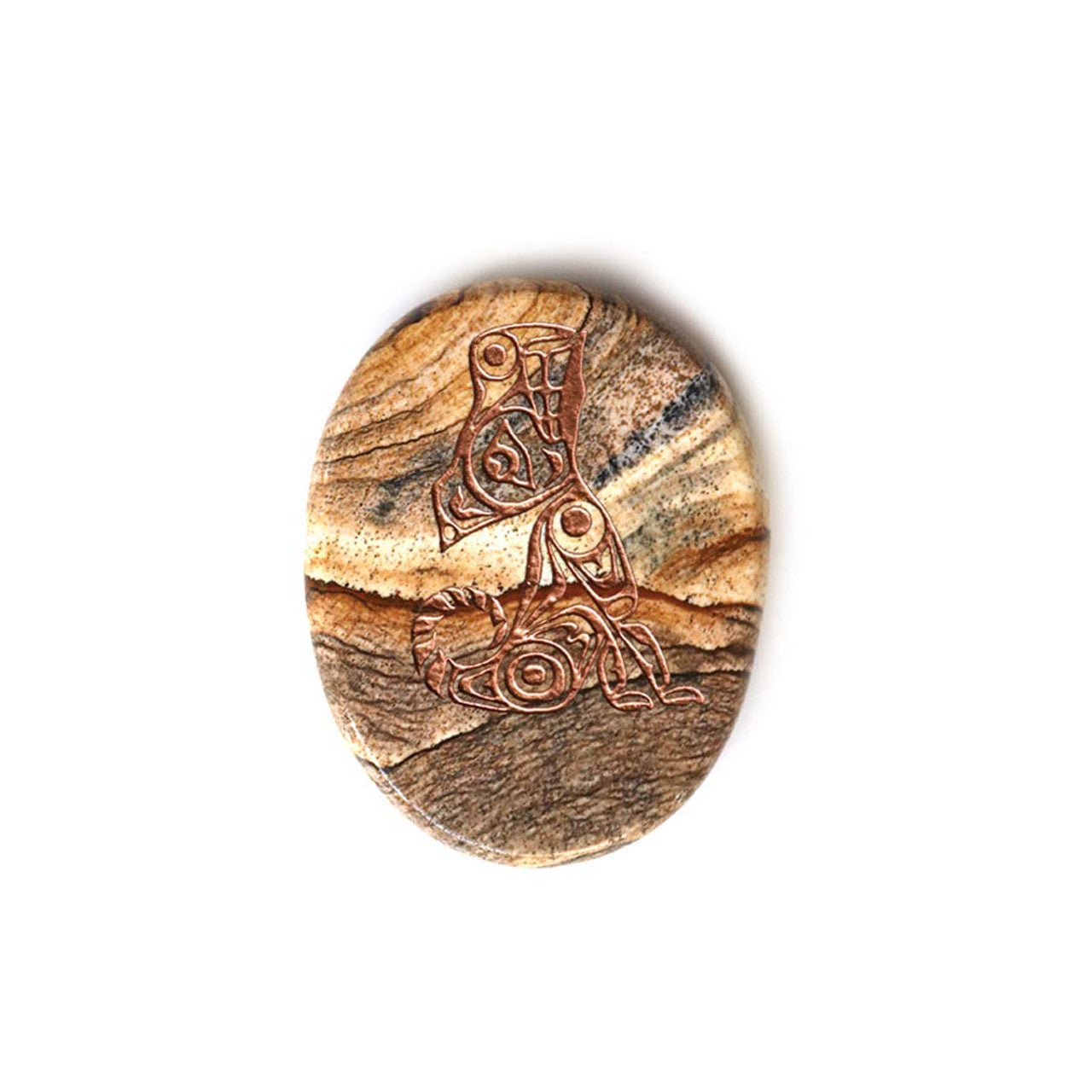 Spirit Stone Jasper Wolf -  - Spirit Stone - House of Himwitsa Art Gallery