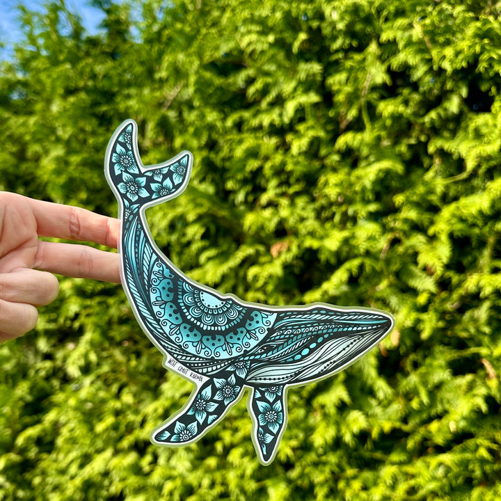 West Coast Karma Decal Colourful Humpback