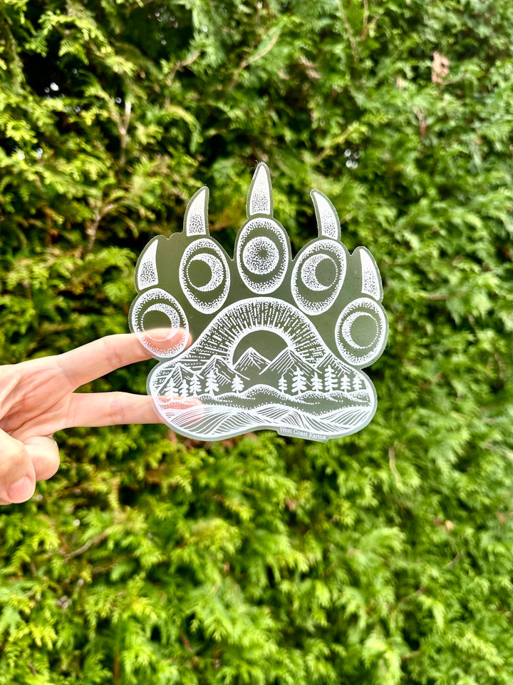 West Coast Karma Decal Nature Bear Paw