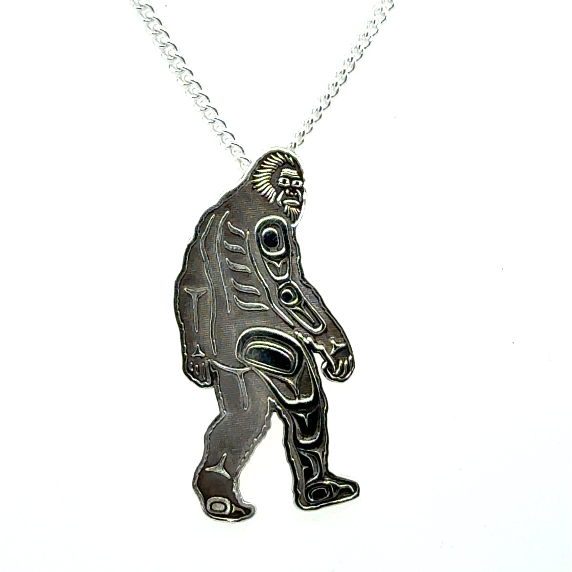 Grant Pauls Pendant Silver Sasquatch
