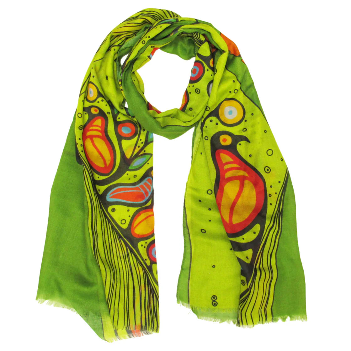 Eco Scarf Spirit Of The Woods Maxine Noel -  -  - House of Himwitsa Art Gallery