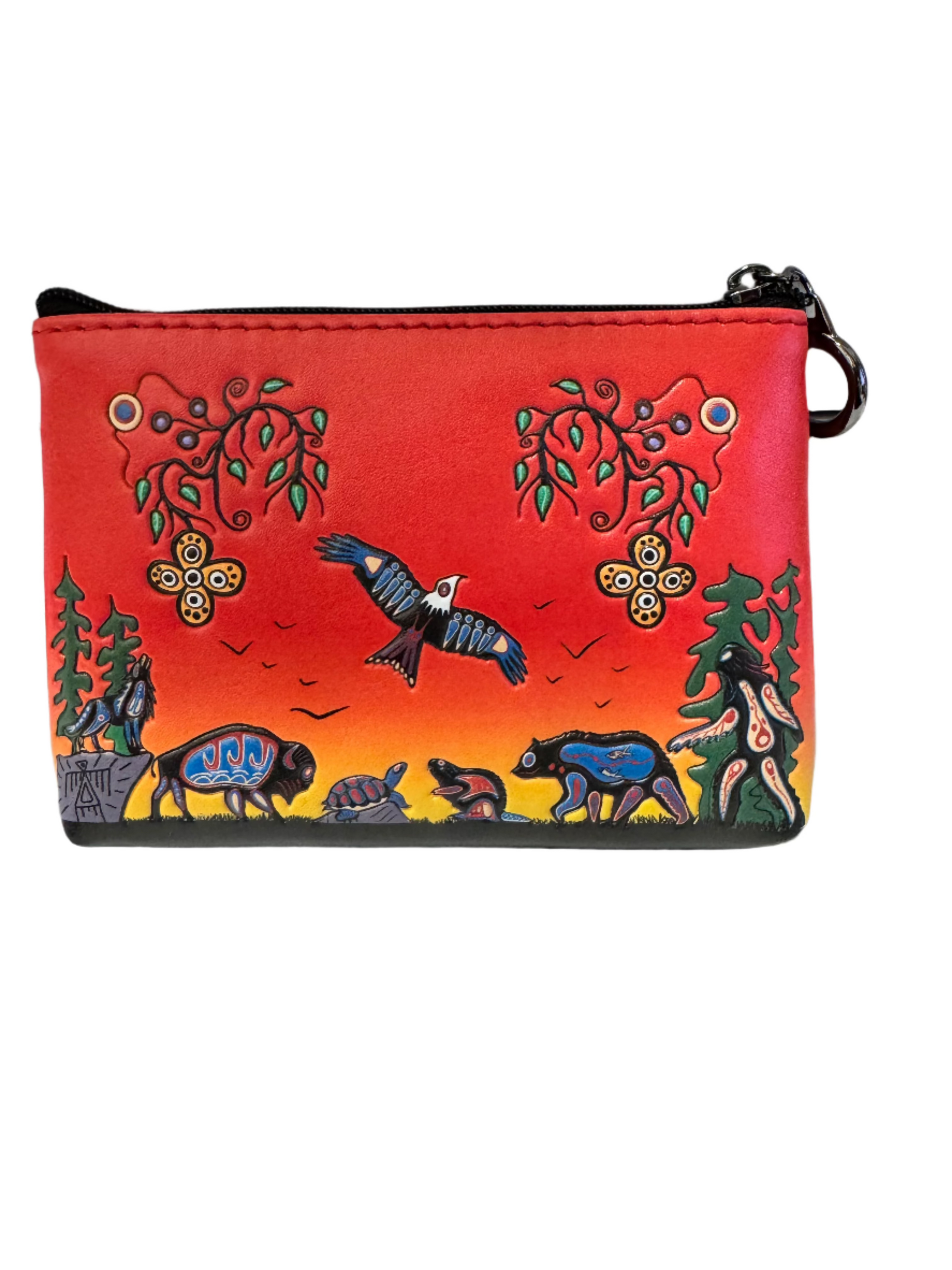 Coin Purse Seven Grandfather Teachings -  - Coin Purse - House of Himwitsa Art Gallery
