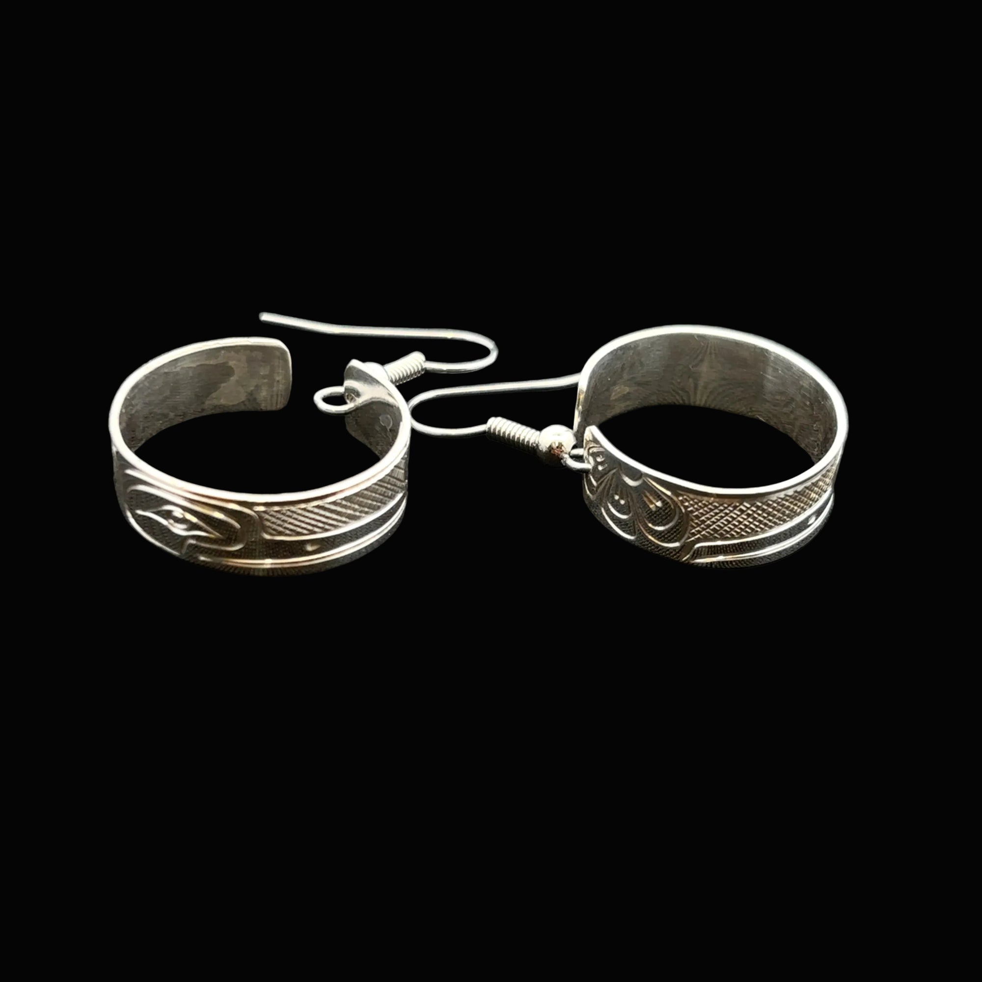 Travis Henry Assorted Hoop Earrings on a hook
