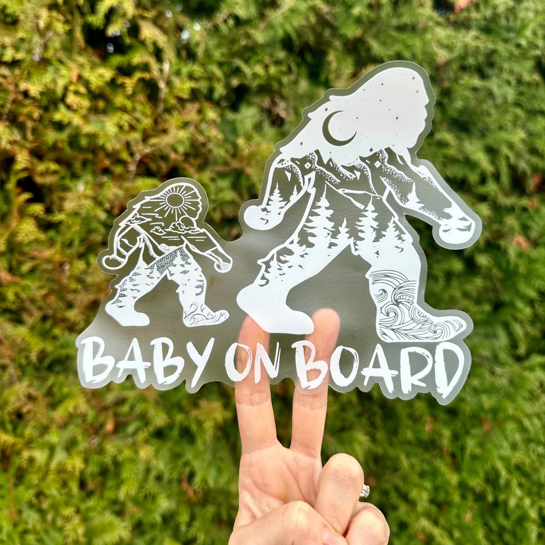 West Coast Karma Decal Sasquatch Baby on Board