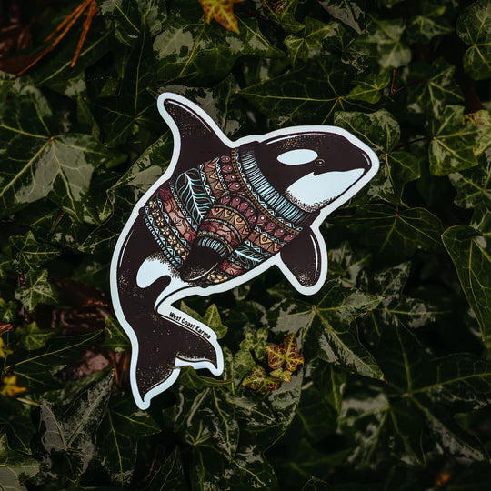 West Coast Karma Sticker Orca Sweater