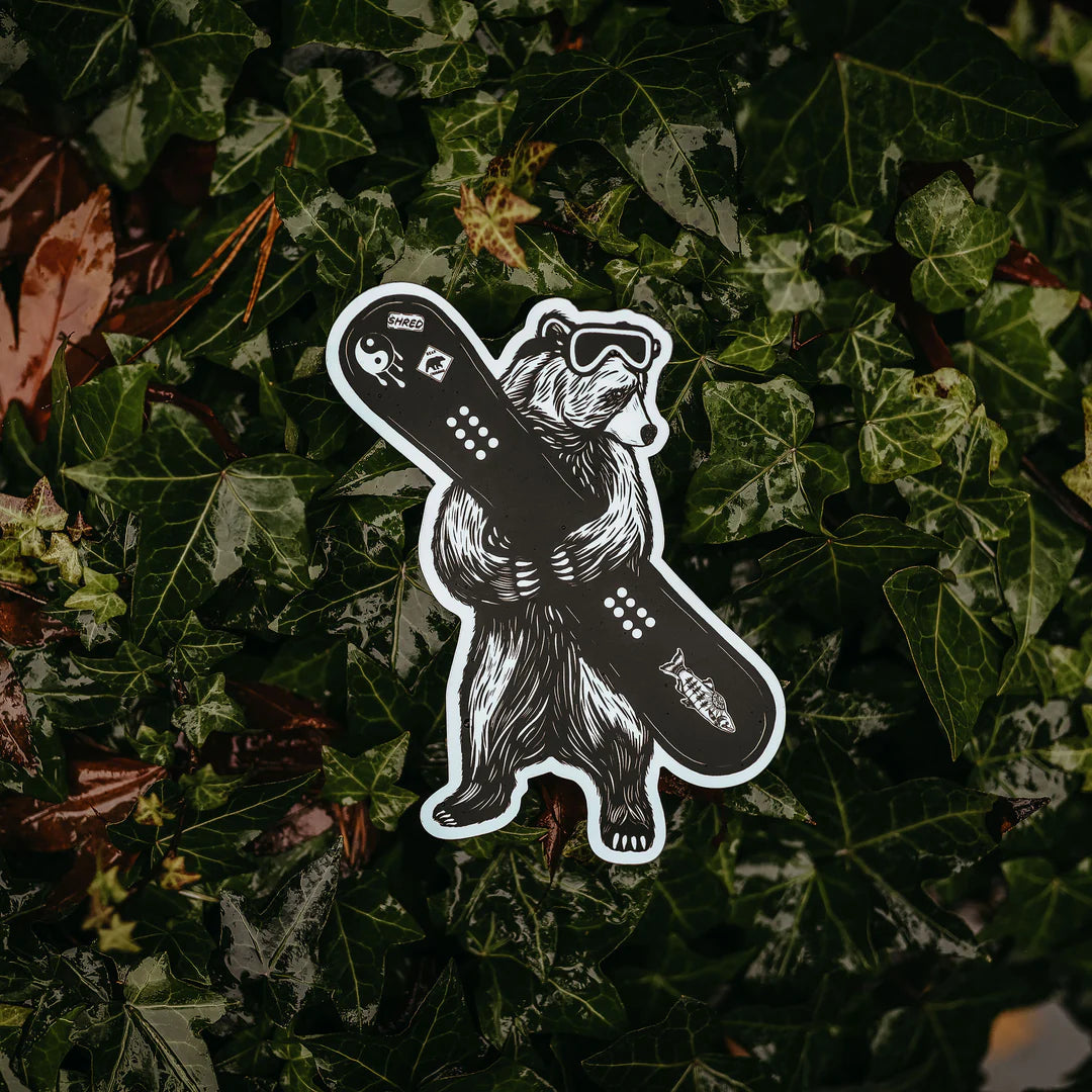 West Coast Karma Sticker Shredding Bear