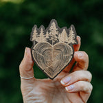 West Coast Karma Wooden Magnets