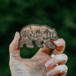 West Coast Karma Wooden Magnets