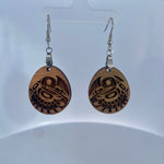 Raven Wolden  Earrings Raven -  - Jewellery - House of Himwitsa Art Gallery