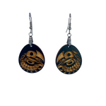 Raven Wolden  Earrings Raven -  - Jewellery - House of Himwitsa Art Gallery