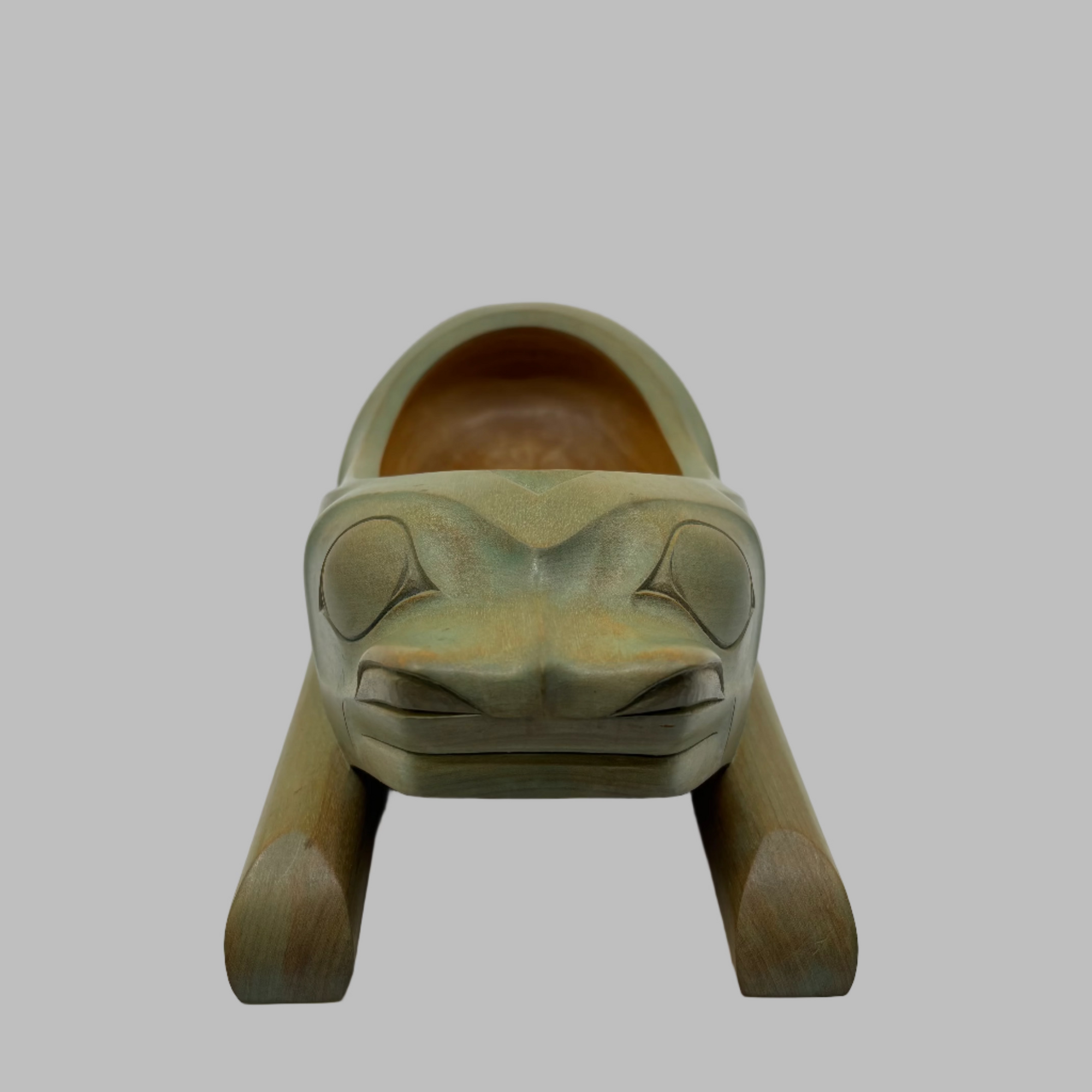 Kendall J. Mowatt Frog Grease Bowl -  -  - House of Himwitsa Art Gallery