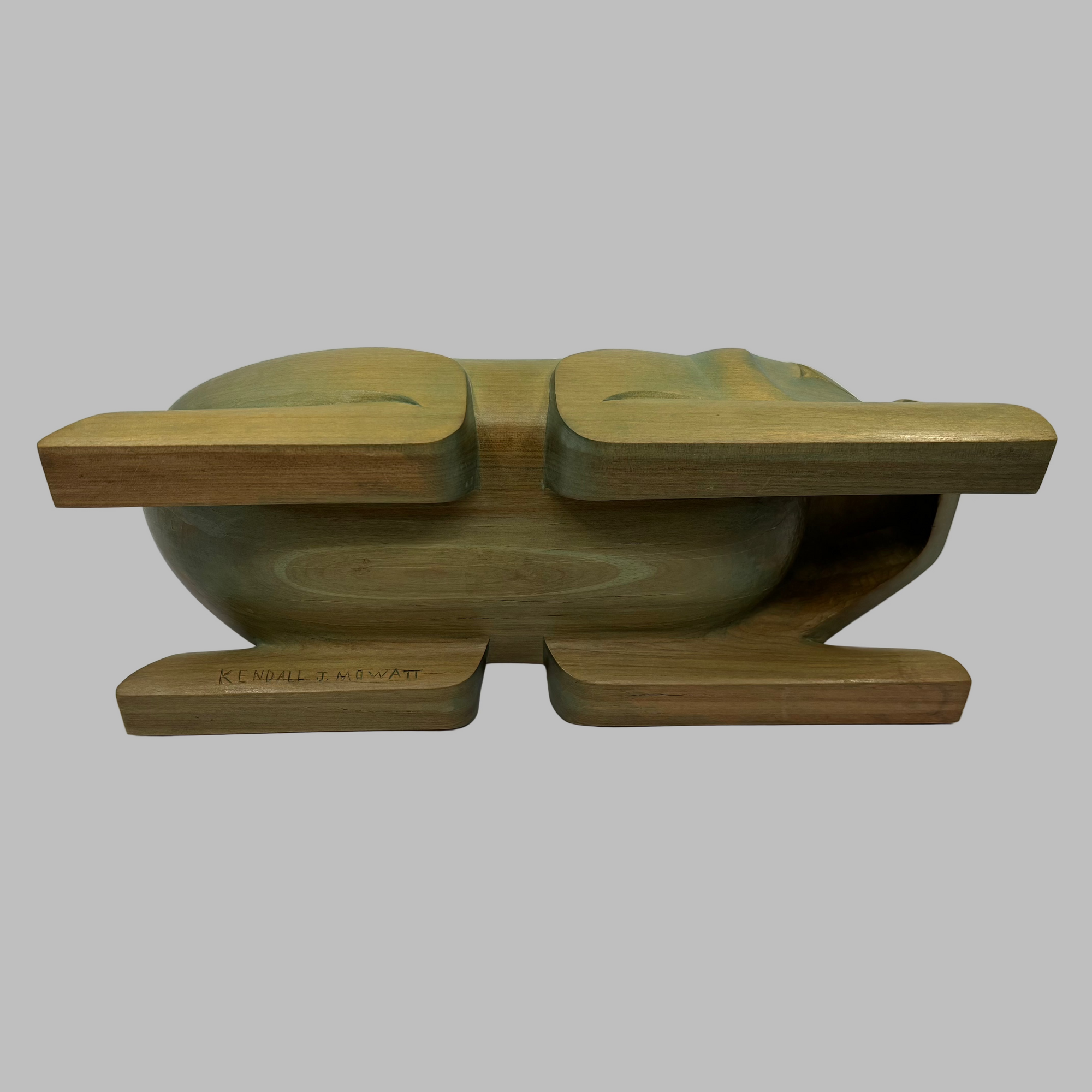 Kendall J. Mowatt Frog Grease Bowl -  -  - House of Himwitsa Art Gallery