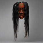 Jim Charlie Noble Woman Mask -  - wood carving - House of Himwitsa Art Gallery