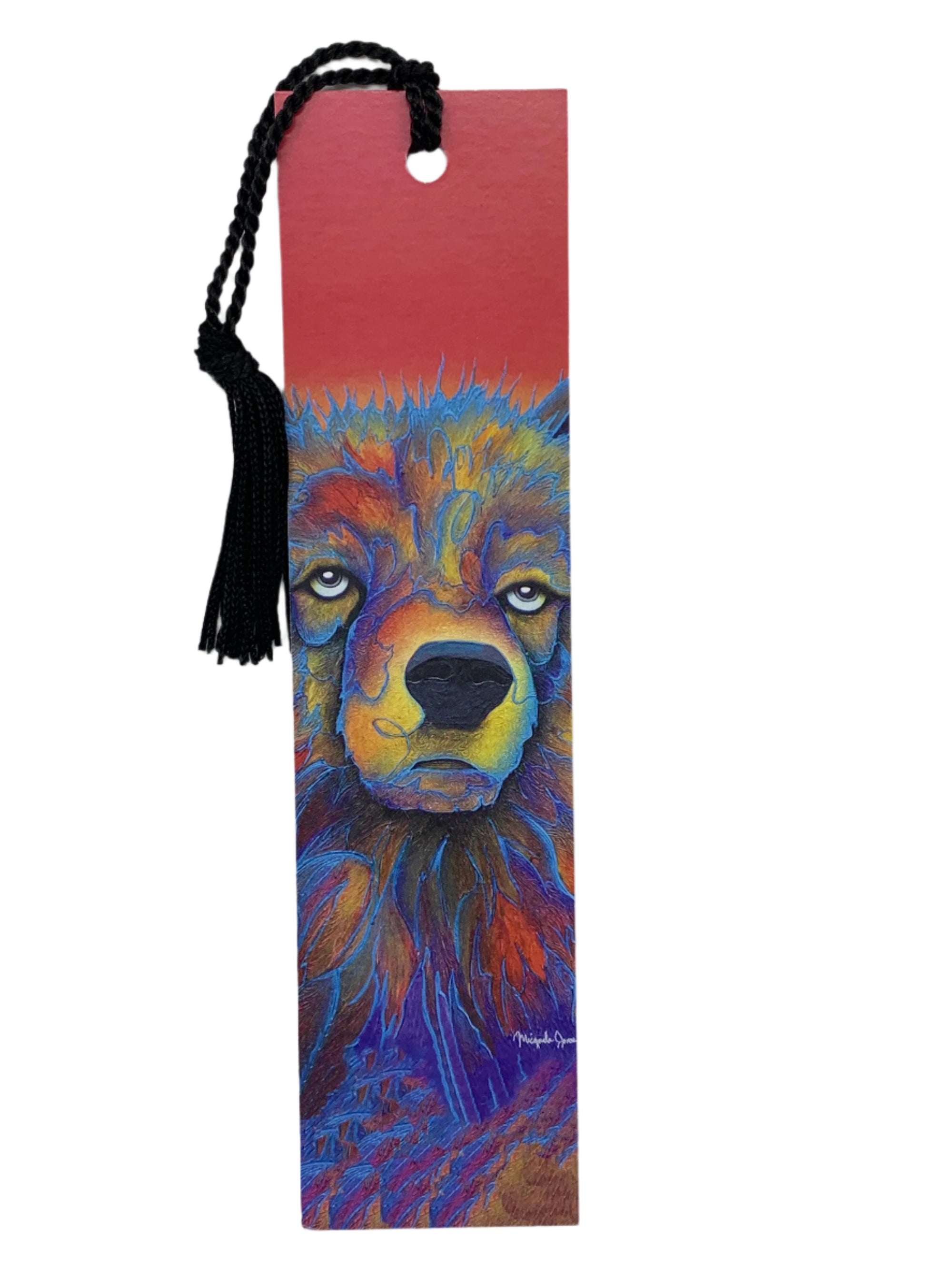 Bookmark Micqaela Jones Dawi-a (Little Brother) - Canadian Art Prints Inc. - Bookmark - House of Himwitsa Art Gallery