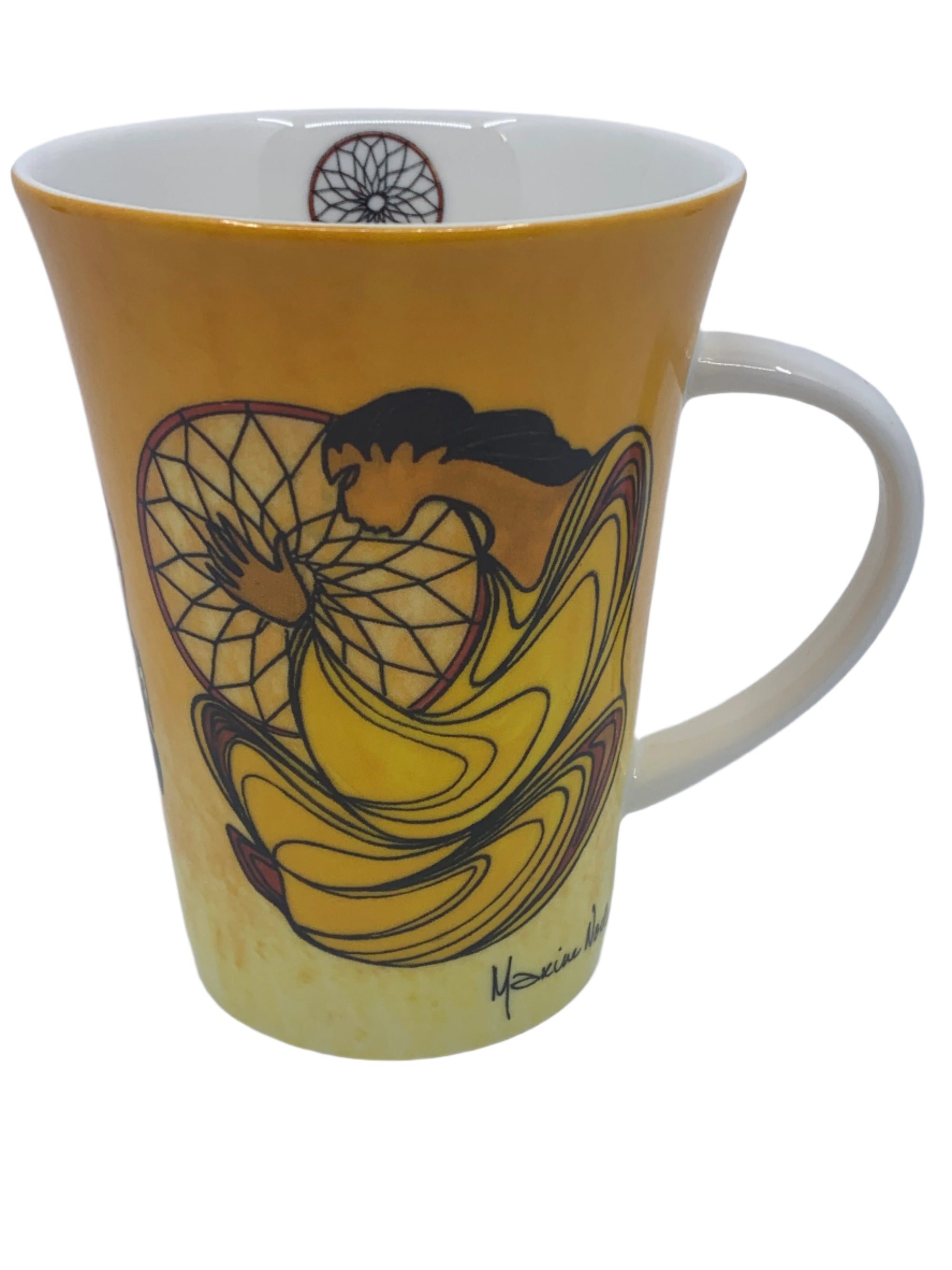 Porcelain Mug Maxine Noel Dreamcatcher -  - Mugs - House of Himwitsa Art Gallery