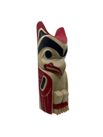 Randy Adams 12" Spirit Eagle Pole -  - Totems - House of Himwitsa Art Gallery