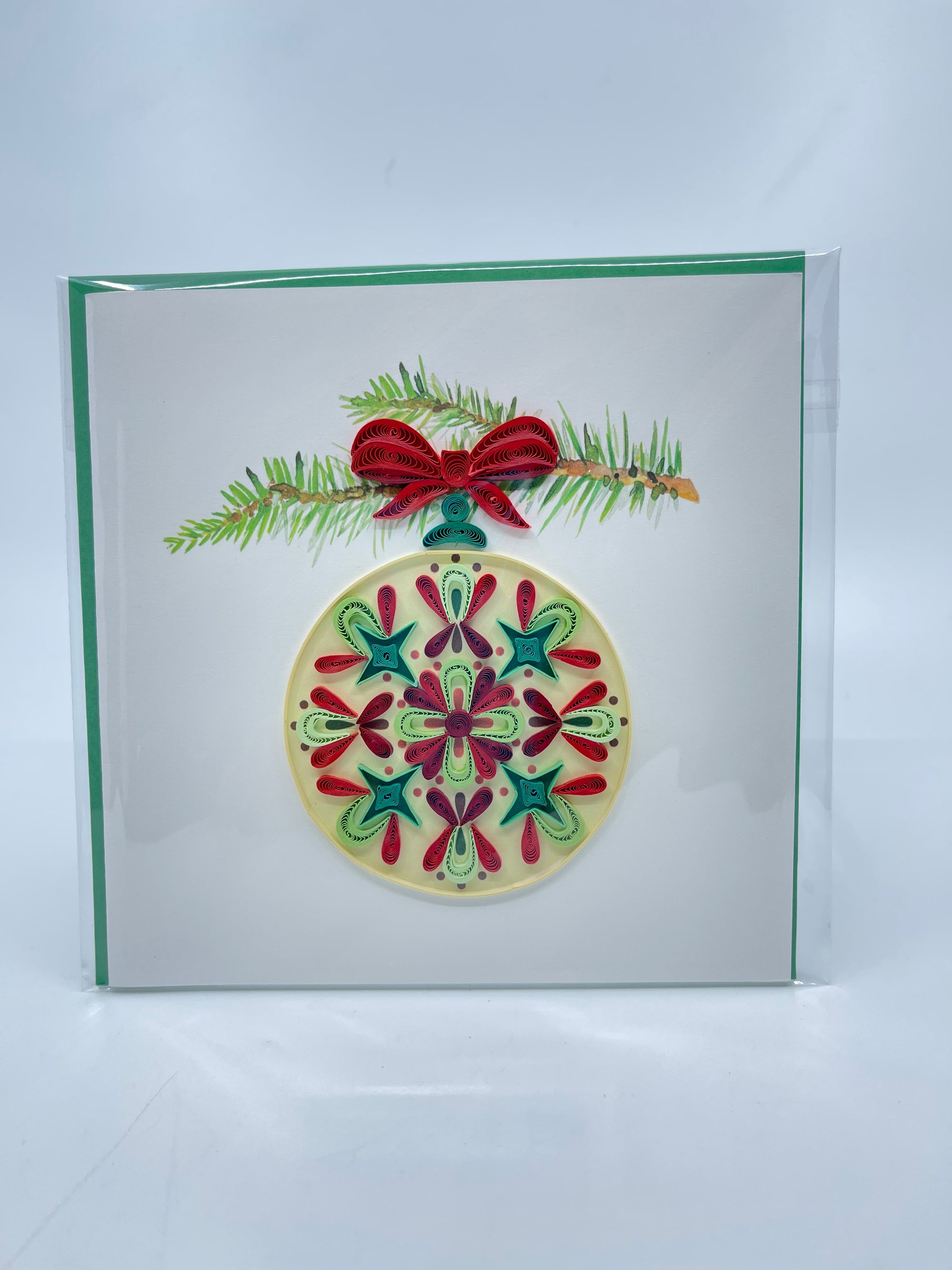 Quillling Card: Traditional Ornament - Quillling Card: Traditional Ornament -  - House of Himwitsa Native Art Gallery and Gifts