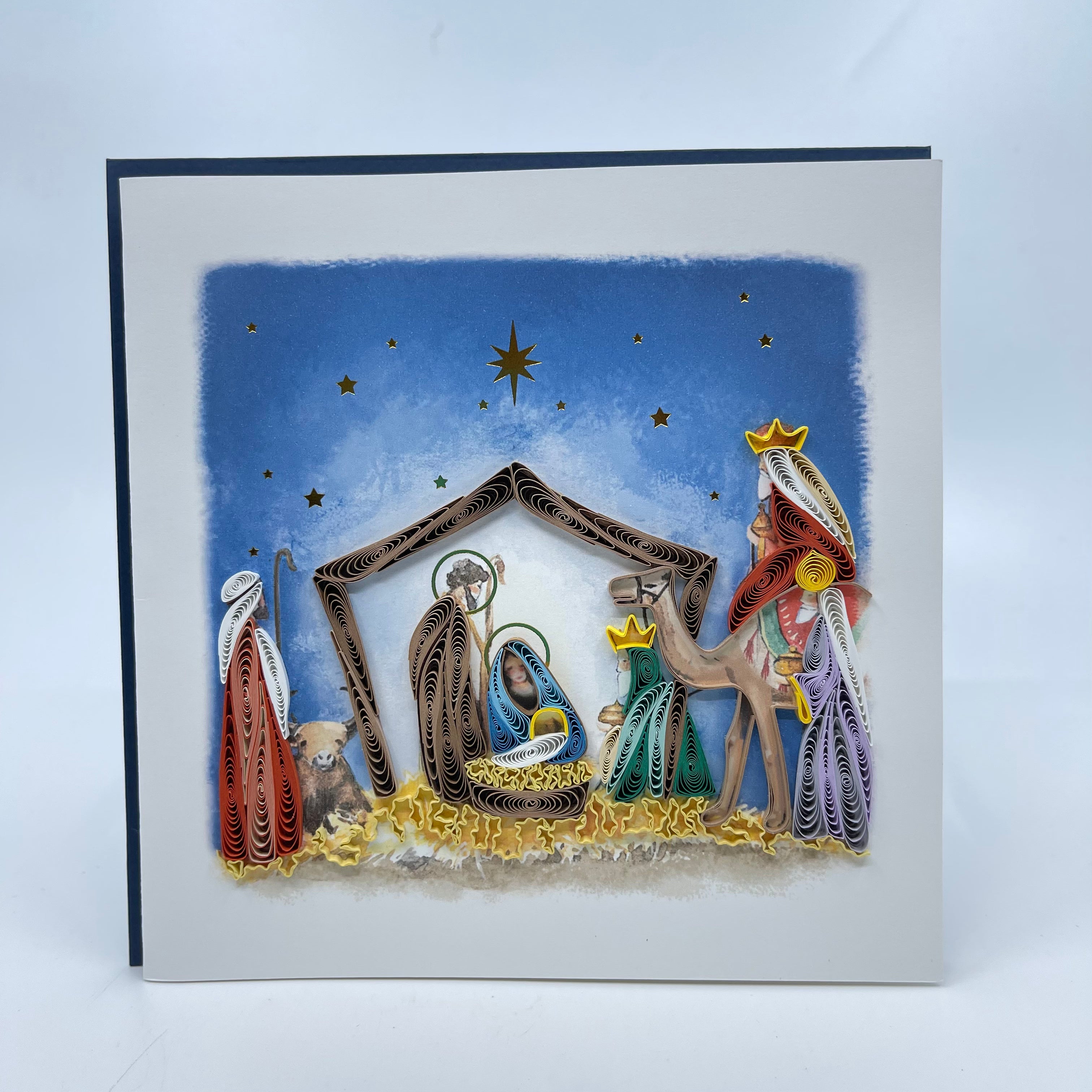 Quilling Art Card Nativity Scene – House Of Himwitsa