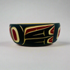 Randy Adams "Raven The Teacher" Bowl  with Abalone Inlay -  - CARVED BOWL - House of Himwitsa Art Gallery