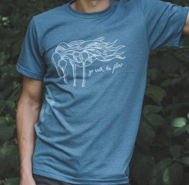 T Shirt Kelp Forest - XXL / Heather Teal -  - House of Himwitsa Native Art Gallery and Gifts