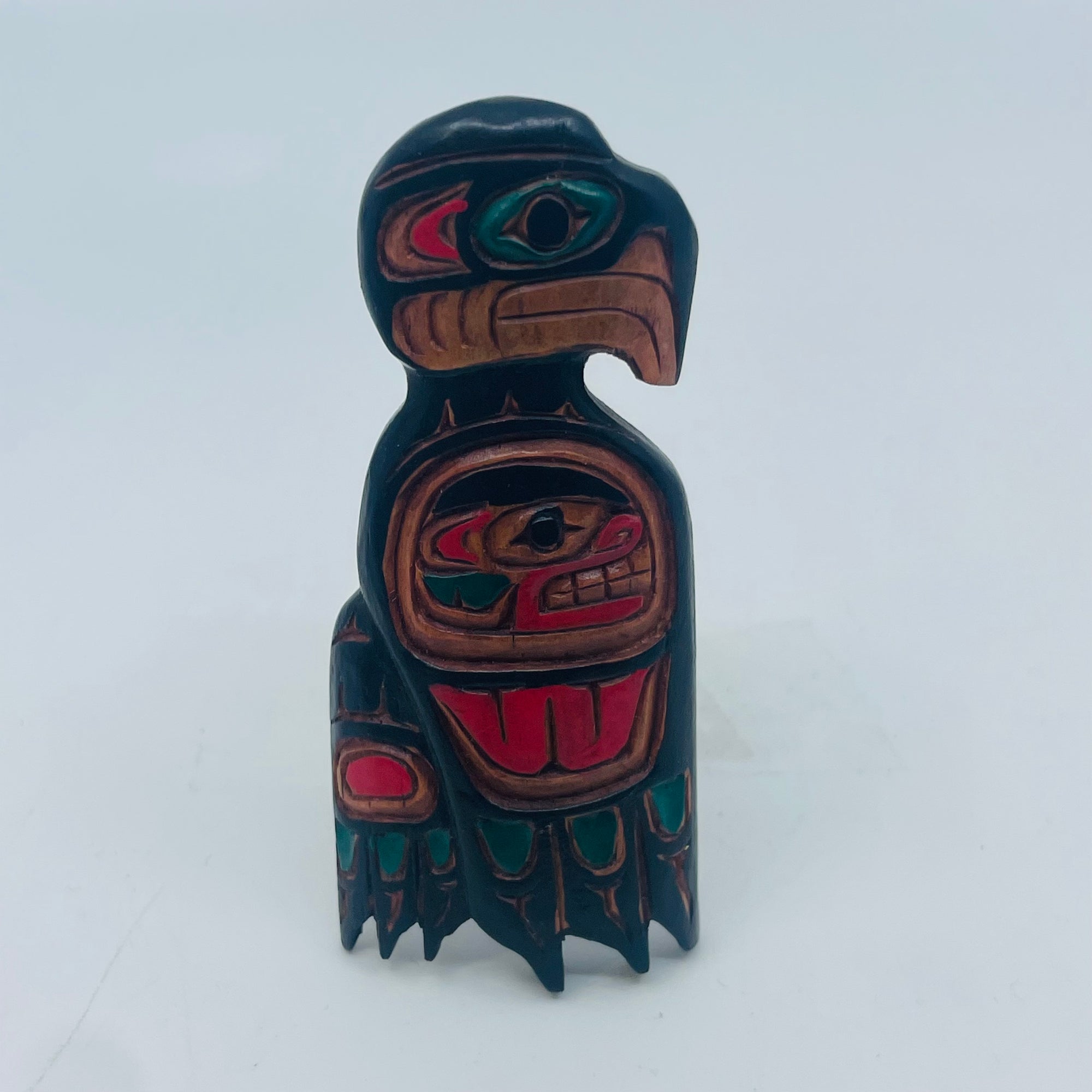 Artie George Magnets - Eagle V4 - WM-Magnets-26 - House of Himwitsa Native Art Gallery and Gifts