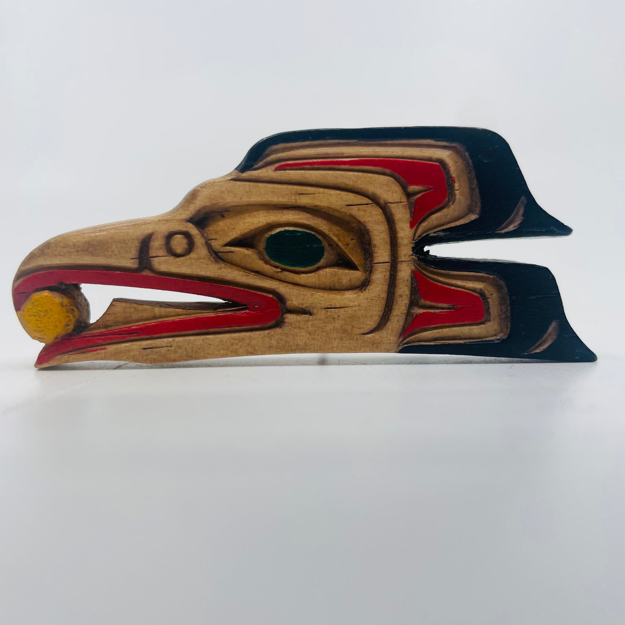 Artie George Magnets - Raven V3 - WM-Magnets-27 - House of Himwitsa Native Art Gallery and Gifts