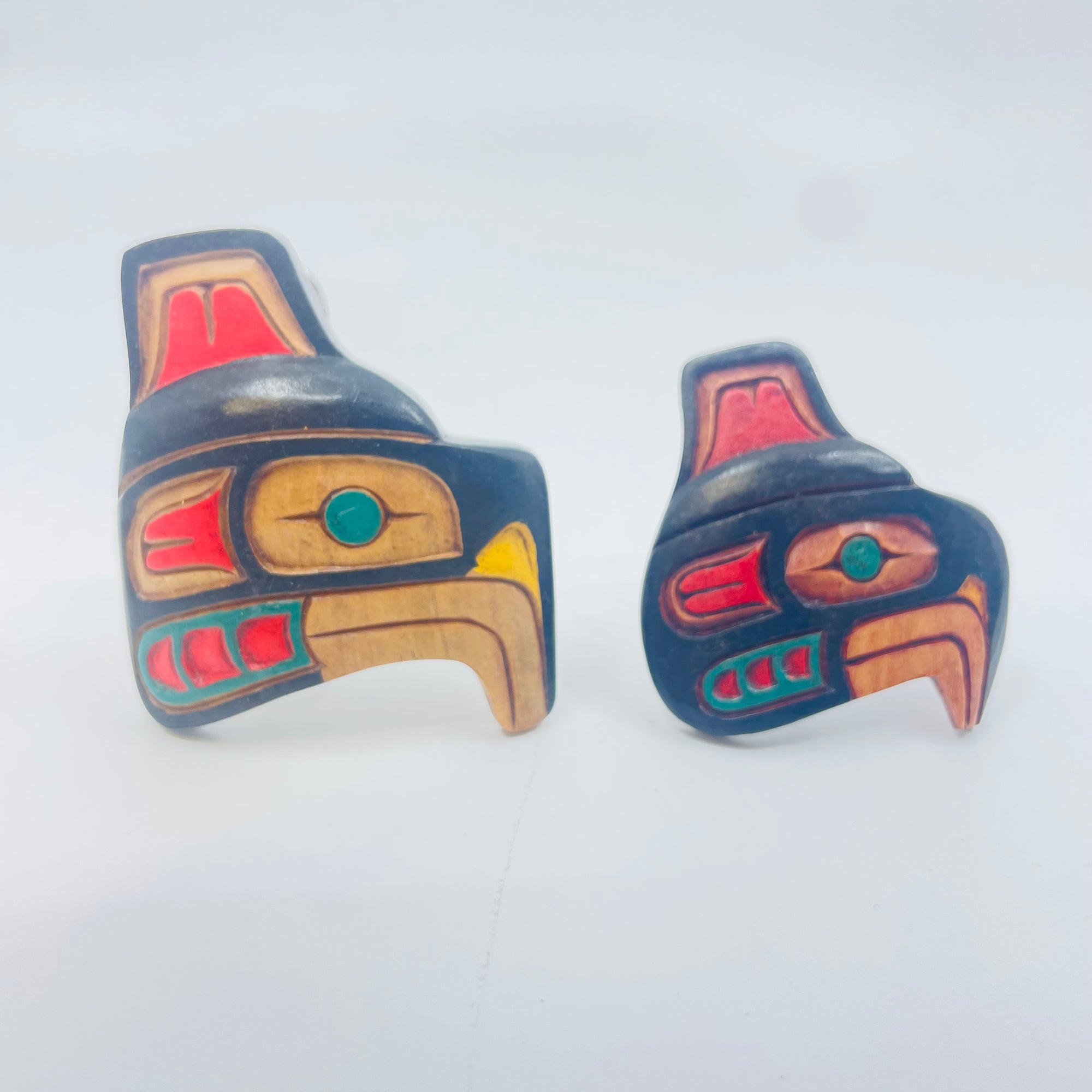 Artie George Magnets - Eagle v1 Small - WM-Magnets-3a - House of Himwitsa Native Art Gallery and Gifts