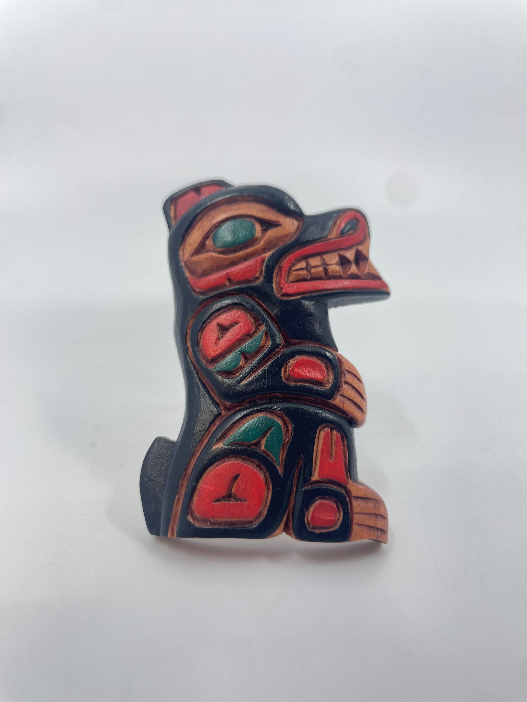 Artie George Magnets - Bear - WM-Magnets-2 - House of Himwitsa Native Art Gallery and Gifts