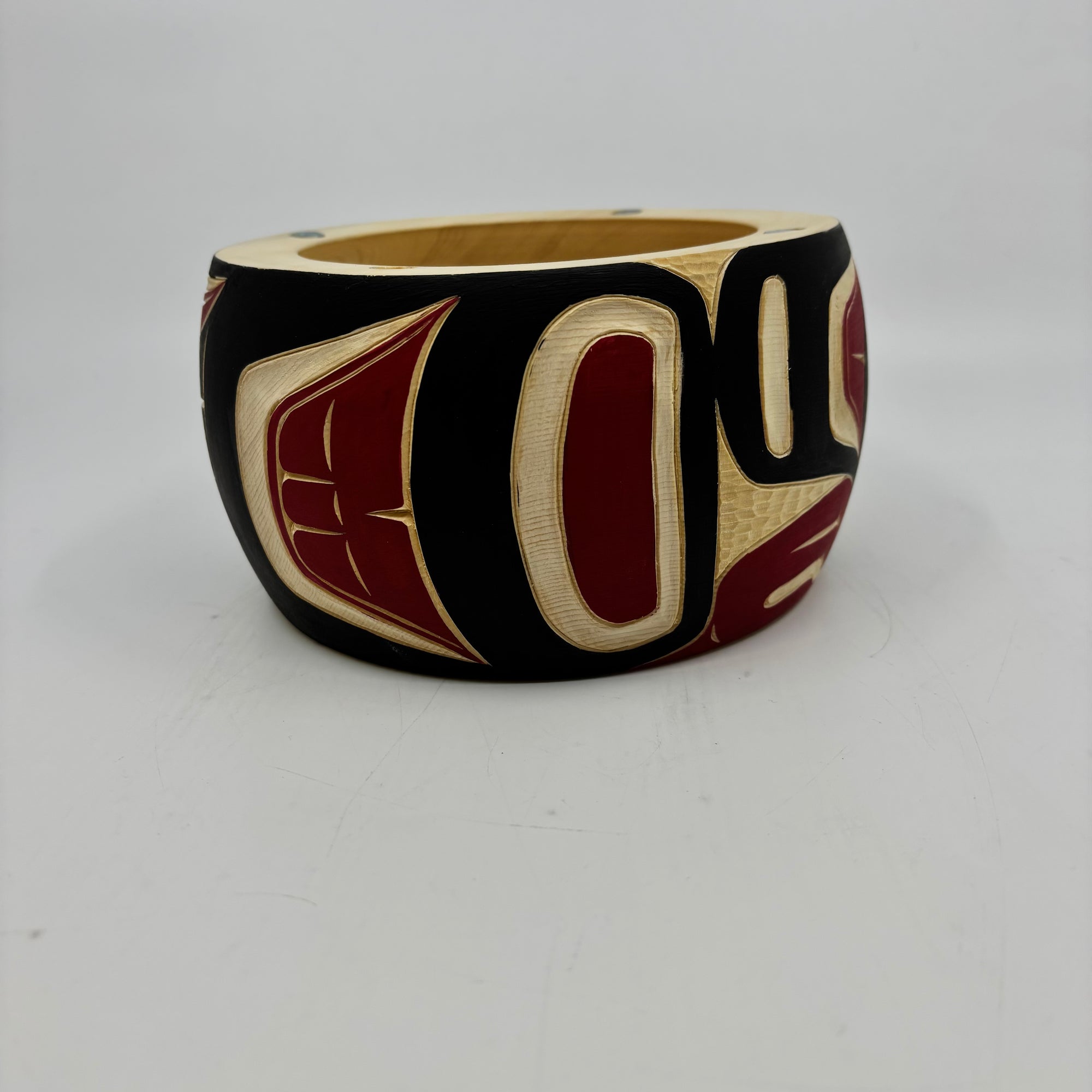 Randy Adams Eagle Bowl -  - carving Bowl - House of Himwitsa Art Gallery