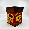 Joe Campbell Yellow Cedar Bentwood Box Eagle