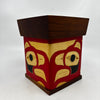 Joe Campbell Yellow Cedar Bentwood Box Eagle