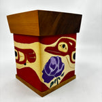 Joe Campbell Yellow Cedar Bentwood Box Hummingbird