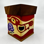 Joe Campbell Yellow Cedar Bentwood Box Hummingbird