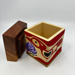 Joe Campbell Yellow Cedar Bentwood Box Hummingbird