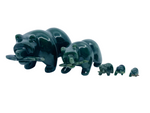 Jade Grizzly Bear With fish - Dan Lee -  - House of Himwitsa Art Gallery