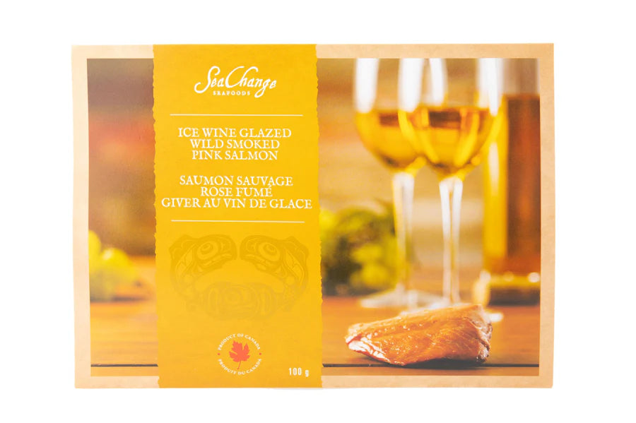 Ice Wine Glazed Smoked Pink Salmon 100g