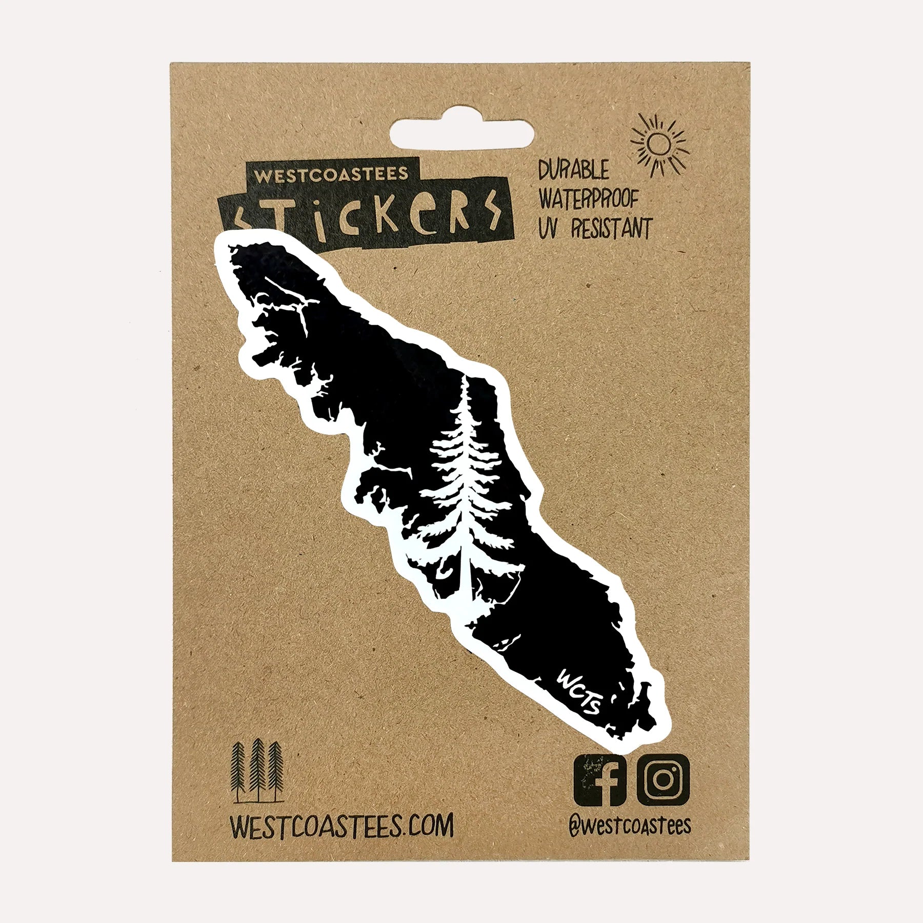 Westcoastees Sticker Island Tree -  - Westcoastees Sticker - House of Himwitsa Art Gallery