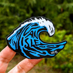 Westcoastees Van Isle Wave Sticker - Westcoastees Van Isle Wave Sticker -  - House of Himwitsa Native Art Gallery and Gifts