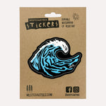 Westcoastees Van Isle Wave Sticker - Westcoastees Van Isle Wave Sticker -  - House of Himwitsa Native Art Gallery and Gifts
