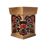 James Michels  Bentwood Box Eagle Screen - James michels - Bentwood Box - House of Himwitsa Art Gallery